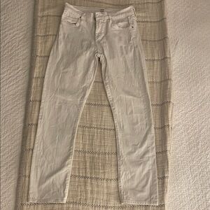 Citizens Of Humanity Cream Straight Leg Jeans